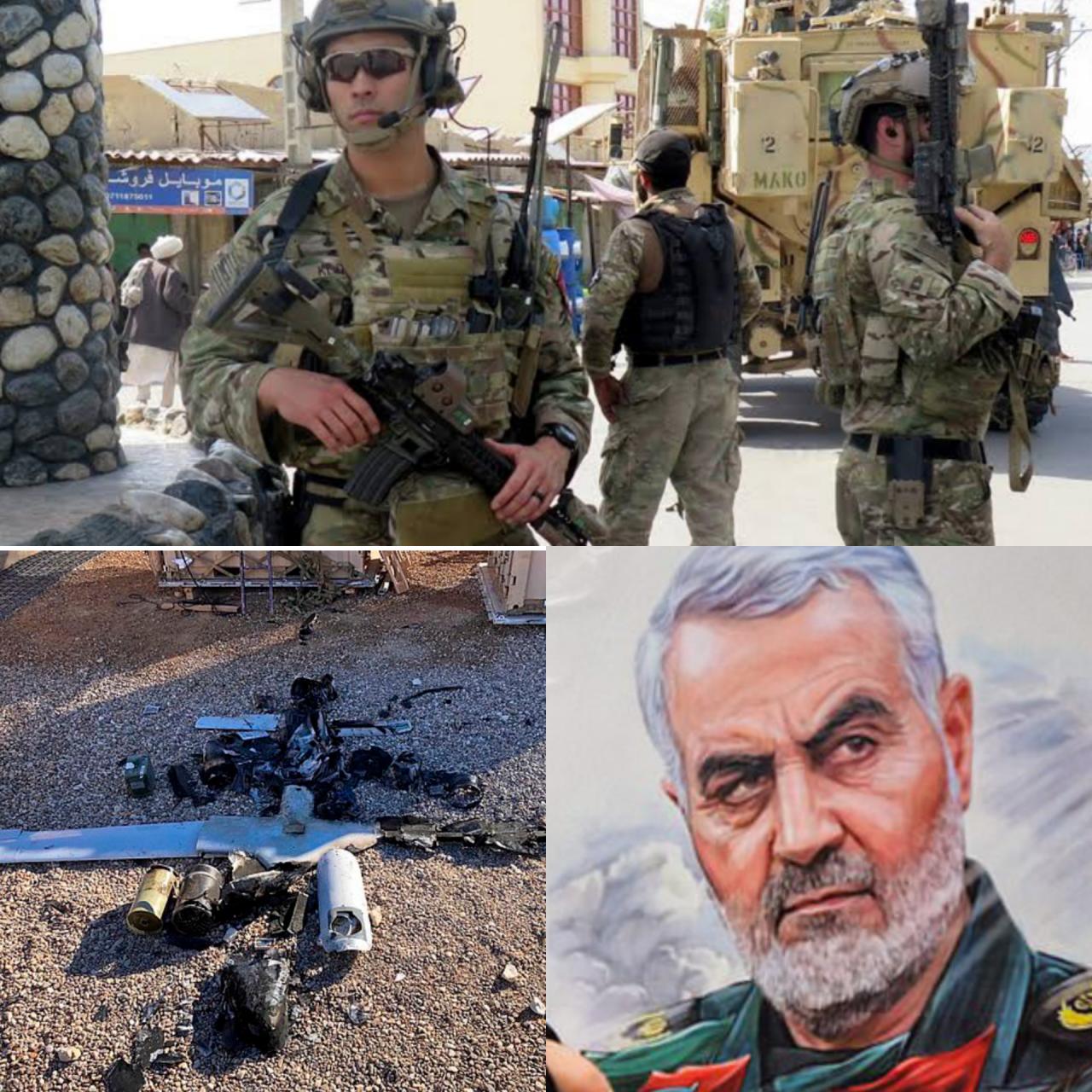 US forces shoot down two bomb drones approaching US facility in Iraq a day after Iran vowed revenge over General Soleimani
