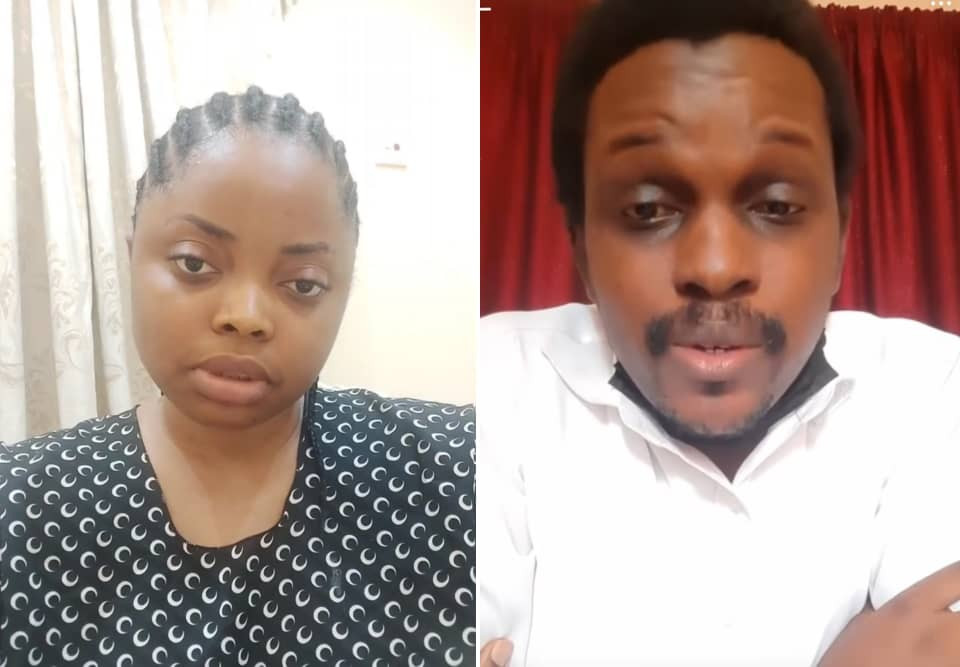 Update: Julianna Olayode accuses Pastor Timilehin of lodging her sister in a hotel for three days, s?xually abusing her sister, sending her nud?s and asking for anal s?x (video)