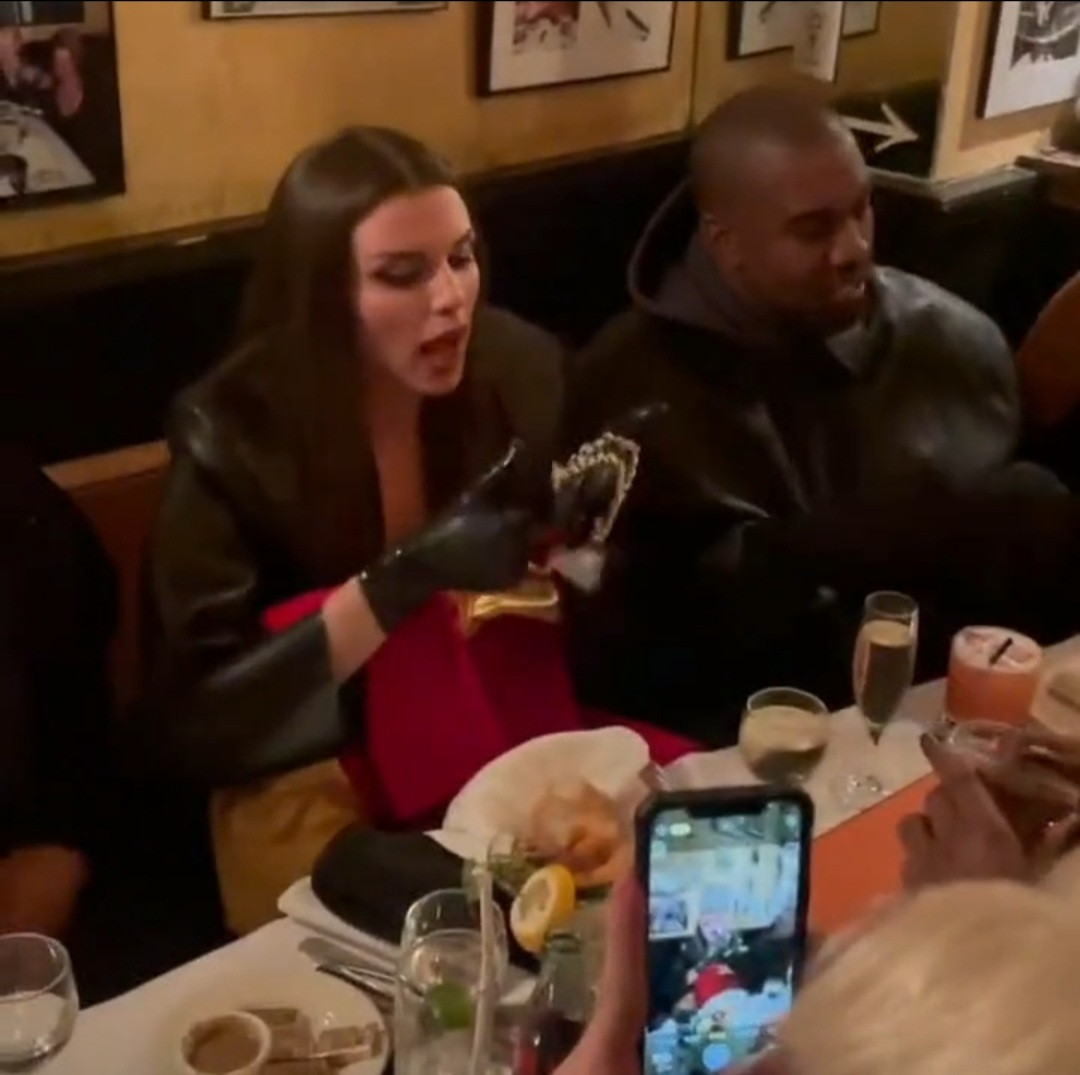 Kanye West celebrates with girlfriend Julia Fox on her birthday (video)