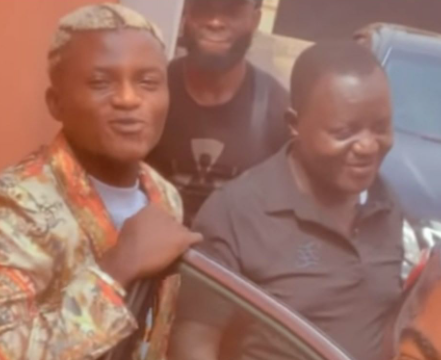 Singer, Portable, gifts his dad a car (video)