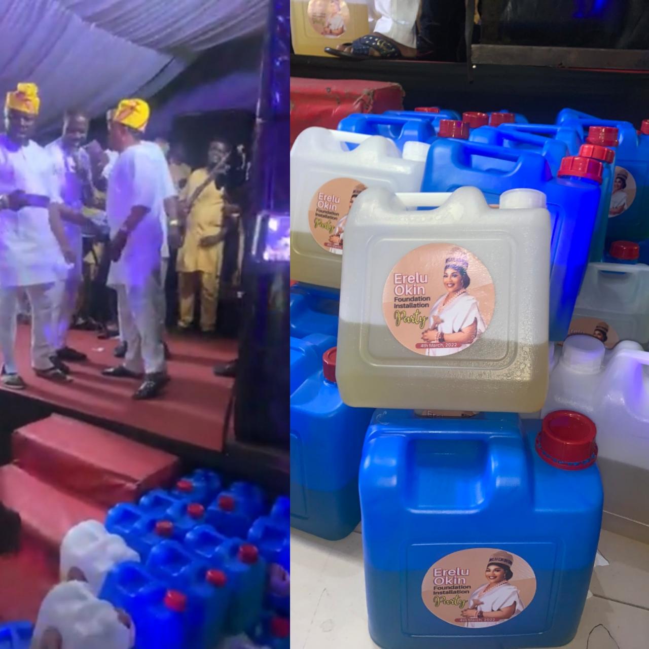 "It is dangerous"-Lagos state govt kicks as petrol is given as souvenir at a party, vows to make all involved in it account for their action 