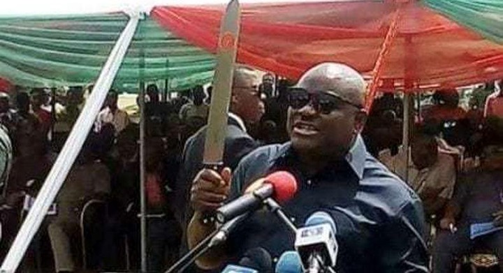 Make me President and bandits will run when they hear my name - Wike. 