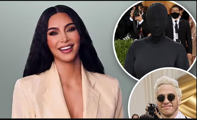 Kim Kardashian reveals the conversation she shared with Pete Davidson at the Met Gala a month before they shared a kiss on SNL