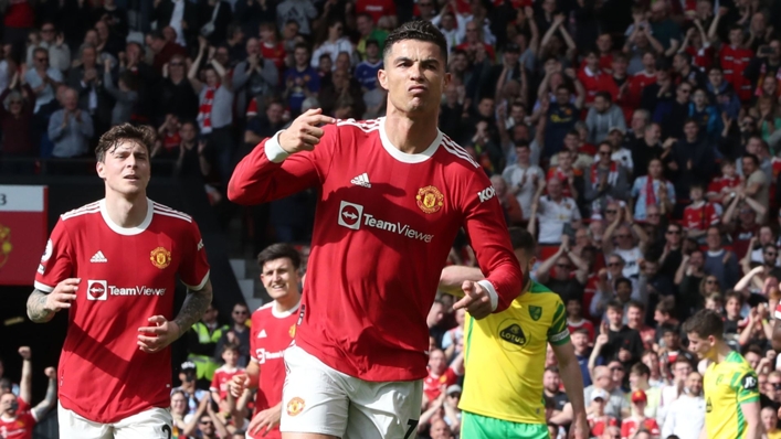 Manchester United's Cristiano Ronaldo came up trumps