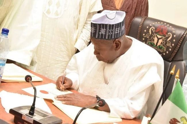 Ganduje rejects resignation of chief of staff commissioners, placement of granite projects, Kano to complete long-abandoned N7bn road project, Kano approves promotion, Kano govt approves social protection policy, RUGA kano schools, kano ministry, Kano elders, loan, China, rail, NECO, NEC, SSCE, Kano, Kano, Eid-Kabir, COVID-19, Ganduje, missing children, Kano, committee, inland dry port projects, Kano State, Kano High Court judges, Ganduje, schools’ rehabilitation, Kano mass transit service, collect Zakat from wealthy individuals in Kano,Muhammadu Buhari Interchange in Kano 