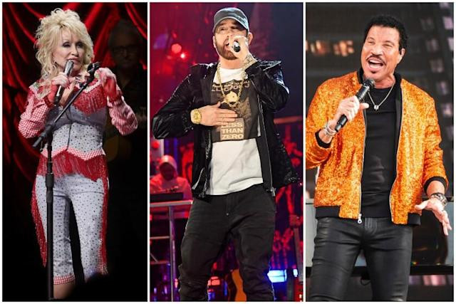 Rock & Roll Hall of Fame names Eminem, Dolly Parton, Lionel Richie and others as 2022 inductees