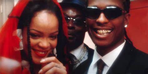 Rihanna and A$AP Rocky get married in new music video