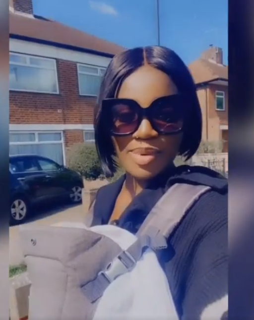 Singer Seyi Shay shows off her daughter as she celebrates first Mothers day (video)