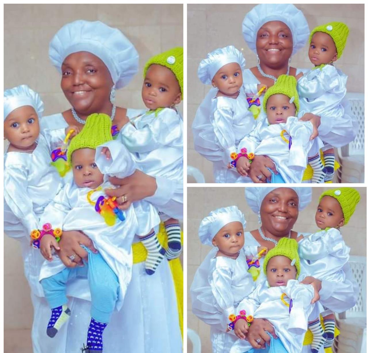 Nigerian woman gives birth to triplets after 17 years of waiting 