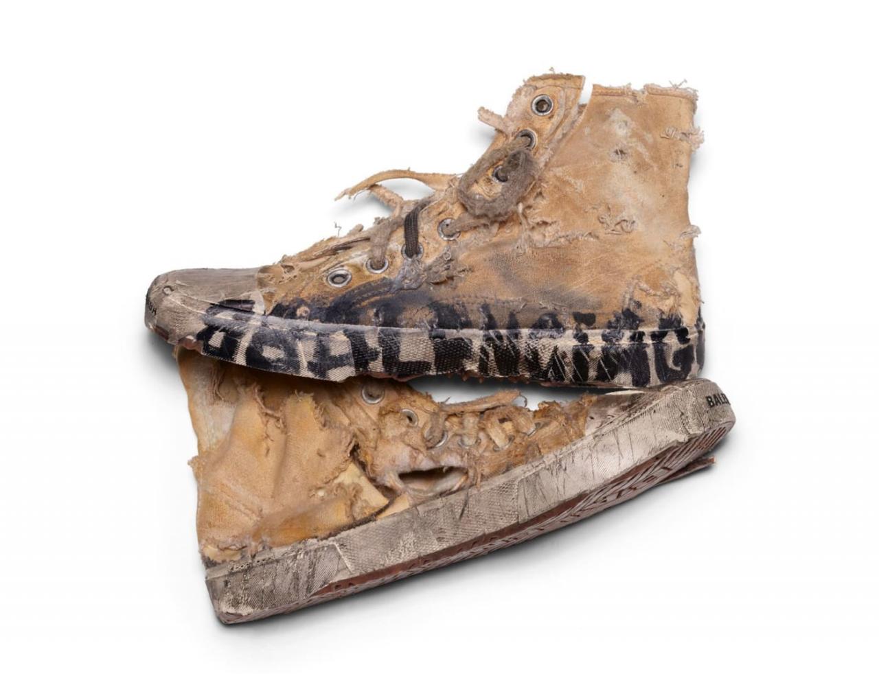 Balenciaga selling destroyed sneakers for N1m (Photos)