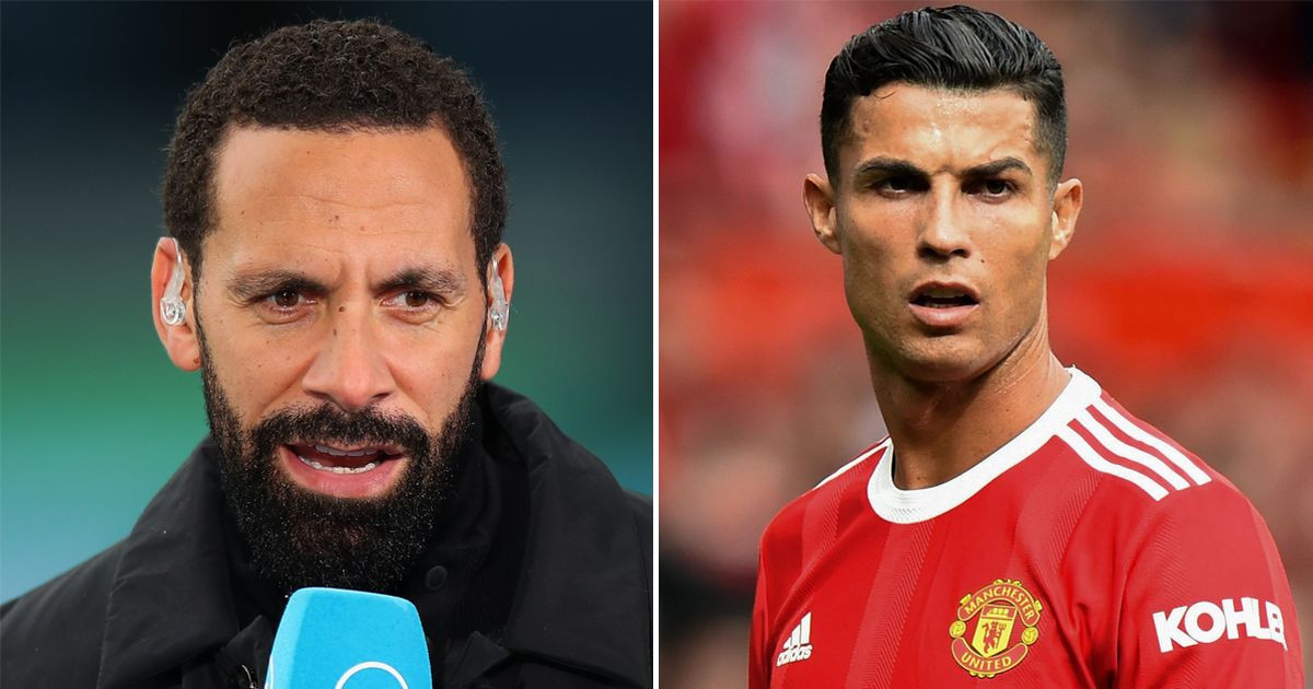 Rio Ferdinand reacts after Cristiano Ronaldo failed to make Premier League Player of the Year shortlist