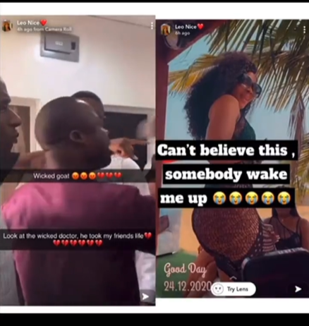Friends of Port Harcourt big girl who died from plastic surgery share video of the doctor allegedly behind the process being confronted (video)