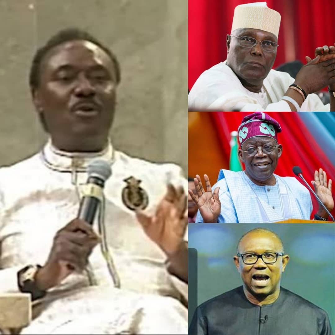 Rev Okotie asks Obi, Tinubu and others step down for him, says he wants to succeed Buhari 