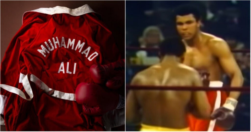 Muhammad Ali?s red robe from 1971 