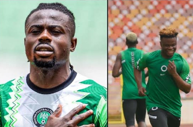 Super Eagles stars, Moses Simon and Akinkunmi Amoo dropped out of final list of nominees for the 2022 CAF awards