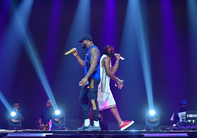 WATCH Moment Psquare Turns Embarrassing Fall To Hilarious Performance On-Stage At Puerto Rico [Video]