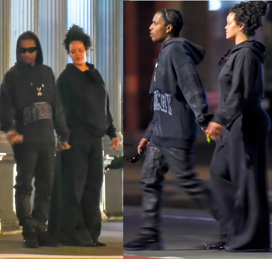 New parents Rihanna and A$AP Rocky seen enjoying a night out in New York