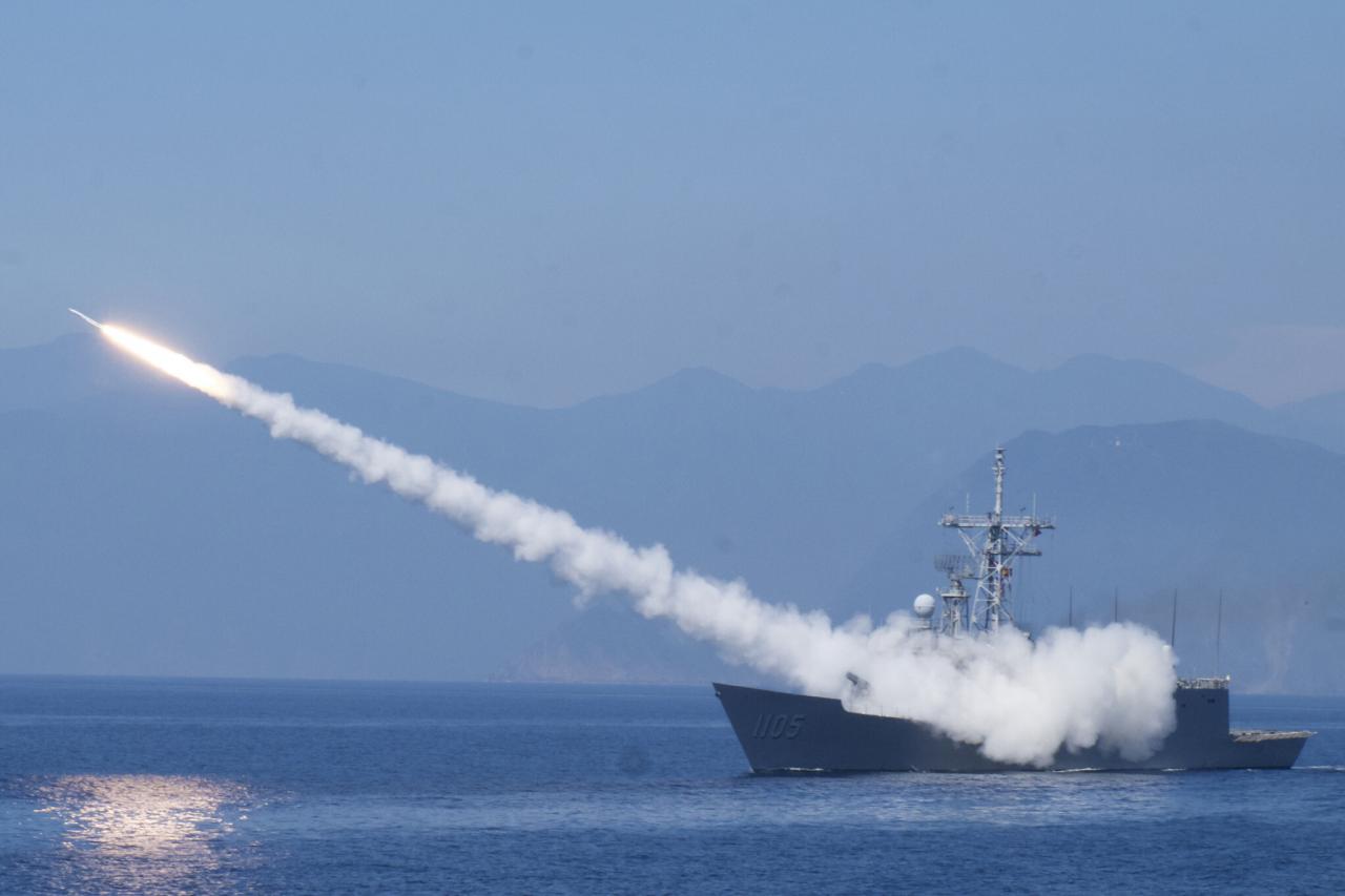 China fires long-range missiles towards Taiwan in aggressive military exercises