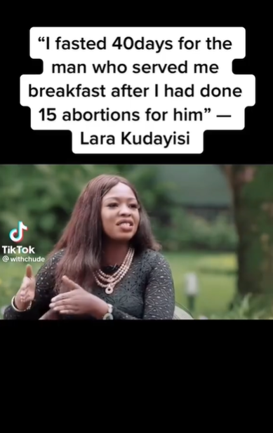 I fasted for 40 days to get back the man who dumped me after I underwent 15 abortions for him - Relationship expert, Lara Kudayisi (video)