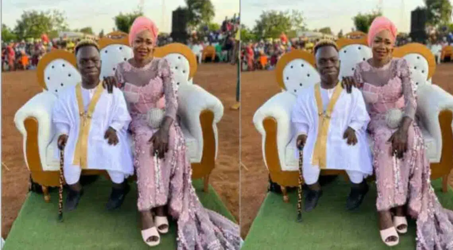Ghanaian internet sensation, Shatta Bandle marries his baby mama days after they welcomed their second child (video)