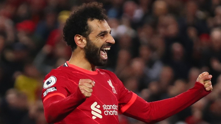 Mohamed Salah is now behind only Robbie Fowler in Liverpool's list of record Premier League scorers