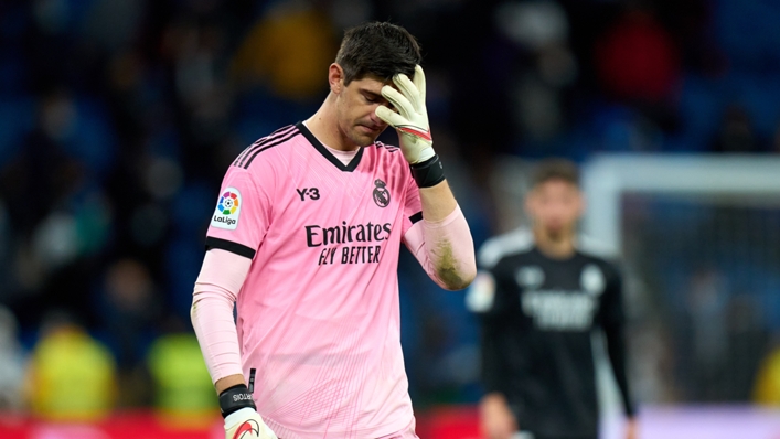 Real Madrid goalkeeper Thibaut Courtois will miss the clash with Osasuna due to injury