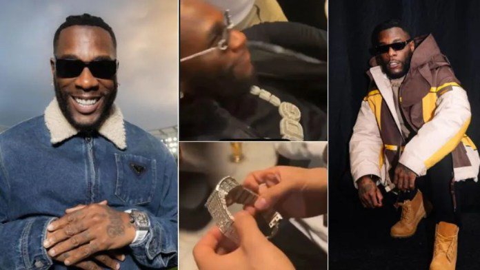 It’s plenty” – Burna Boy splashes $1m on diamond jewelries days after acquiring Lamborghini & Maybach