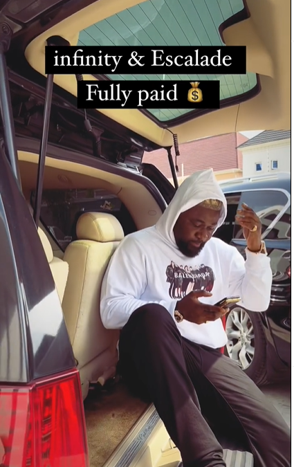 Harrysong gifts himself two cars for Christmas (video)