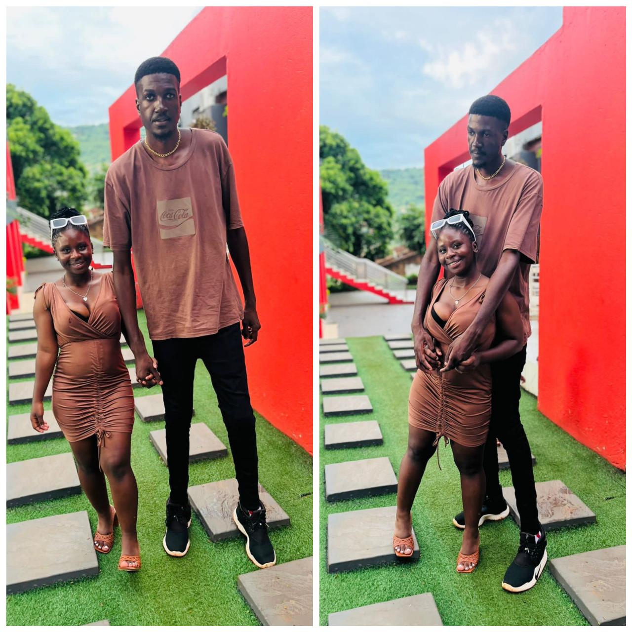 "Tallest man in South Africa" and his petite girlfriend celebrate their love 