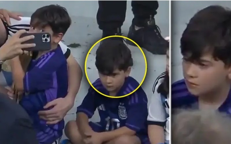 SmartSelect 20221226 142940 Chrome Footage of Messi ignoring his son Ciro during World Cup celebration goes viral