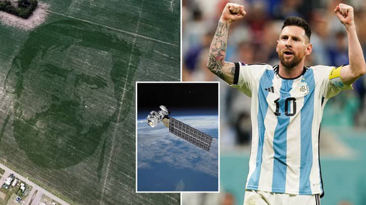 Argentine farmer grows 124-acre image of Lionel Messi to celebrate World Cup triumph