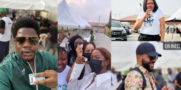 #NigeriaDecides: Nigerian Celebrities cast their votes on Election Day (Photos/Videos)