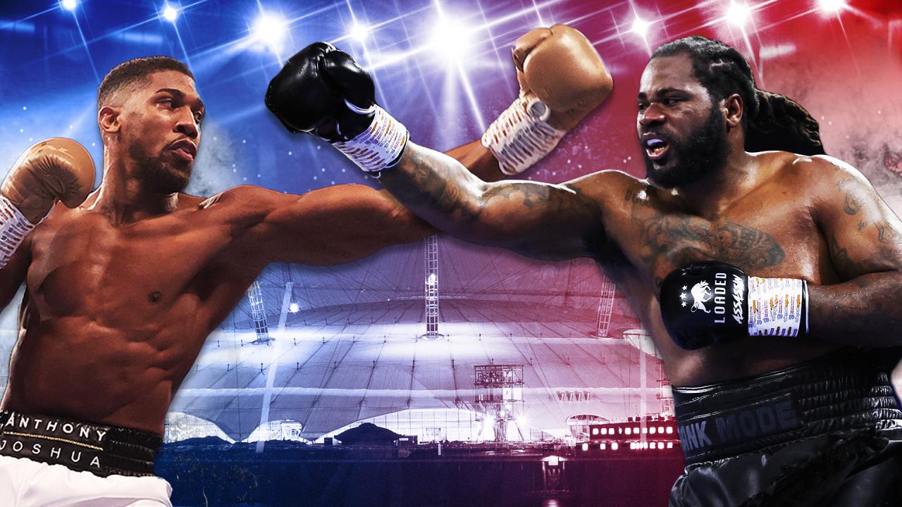 Anthony Joshua confirms that he will fight American Jermaine Franklin at?the?O2?in?April