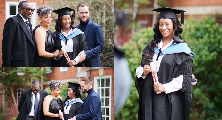 DJ Cuppy graduates from Oxford, shares moments with her parents, lover from the ceremony