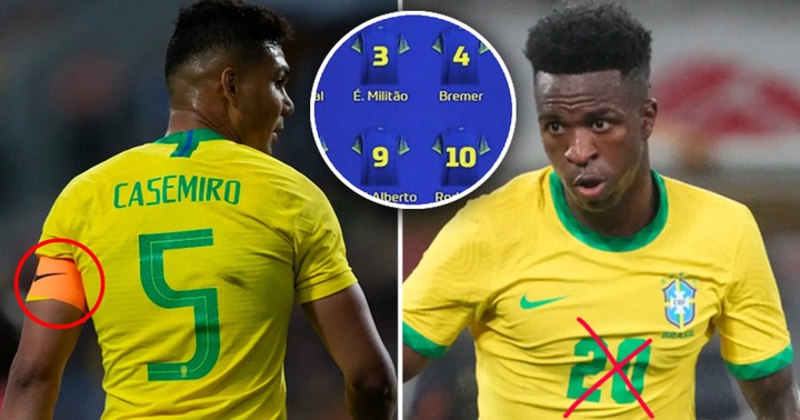 Casemiro named captain, Vinicius gets new number: 4 interesting changes in Brazil squad
