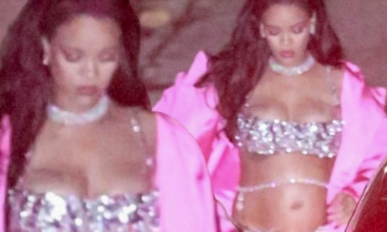 Check out the diamond belly chain valued at .8 million pregnant Rihanna wore to Beyonce and Jay-Z