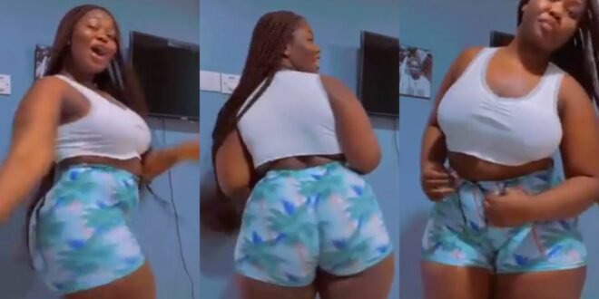 "If you have big nyἇsh, you will never go hungry"- Lady says as she flaunts her big 'backside' (watch video)