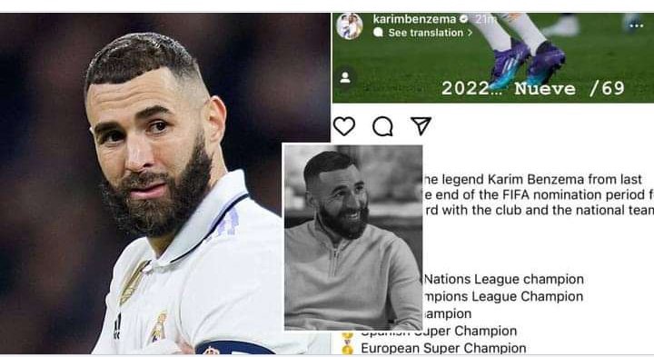 Breaking: Karim Benzema release another “Furious” massage after losing to Lionel Messi.