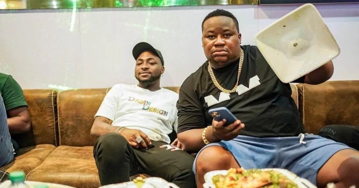 , Davido and his bestie, Cubana Chief Priest unfollow each other on IG