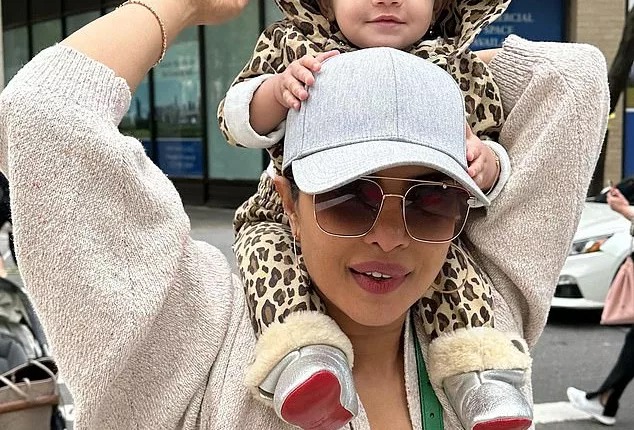 Fancy feet! Love Again star Priyanka Chopra celebrated Mother's Day in London on Sunday by dressing her 15-month-old daughter Malti Marie Jonas in 5 Christian Louboutin 'Baby Booties'