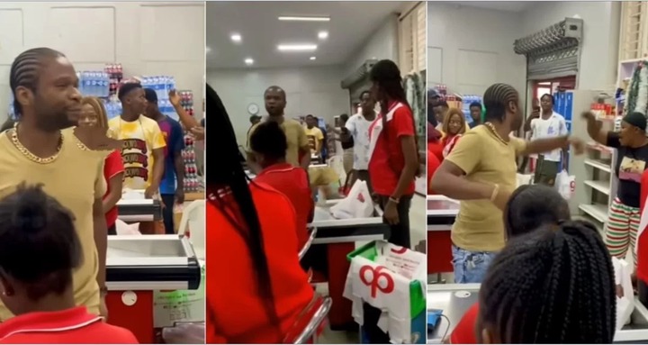 Drama in mall as Speed Darlington demands N5k before fans can snap pictures with him (Video)