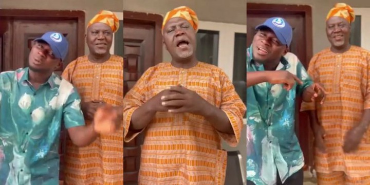 Alapini Osa chants ifa incantations in excitement after Nigerians raised money to buy him a car – VIDEO