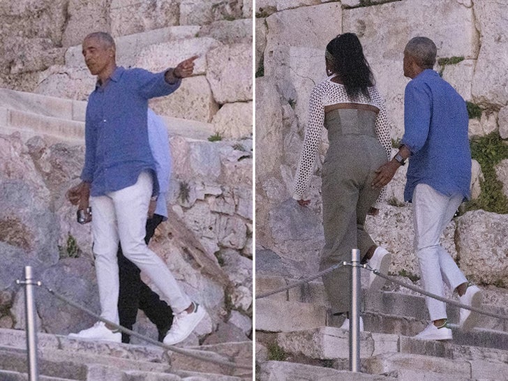 Barack Obama taps Michelle