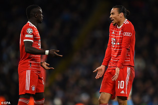 Bayern Munich star, Sadio Mane breaks his silence on punching his team-mate Leroy Sane last season
