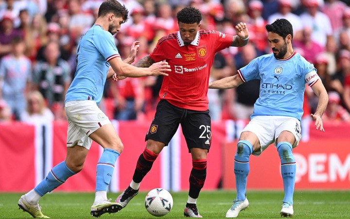 FA Cup final player ratings: John Stones dishes up masterclass as Jadon  Sancho goes missing