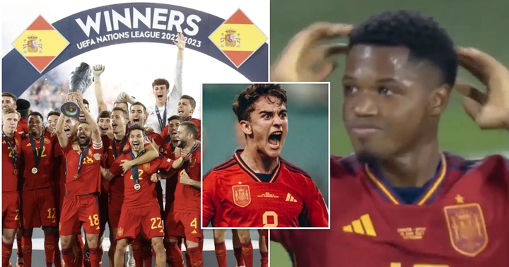 3 Barca players crowned Nations League champions as Spain clinch dramatic win on penalties