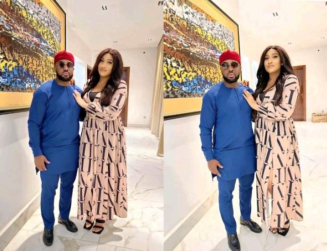 Reactions as Actor, Williams Uchemba steps out with his wife, Brunella in new photos