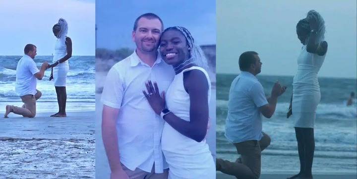 “Her story has changed” – Chibok girl who escaped Boko Haram abduction gets engaged to US lover (Photos)