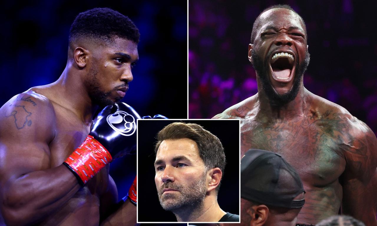 Wilder, Joshua bout to be finalised in two or three weeks, Promoter, Eddie Hearn says