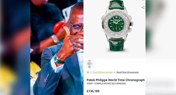 Sanwo Olu rocks N160m Patek Philippe wristwatch